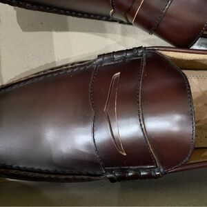 NIB Nunn Bush Dark Brown Leather Slip-On Loafers Sz 13M